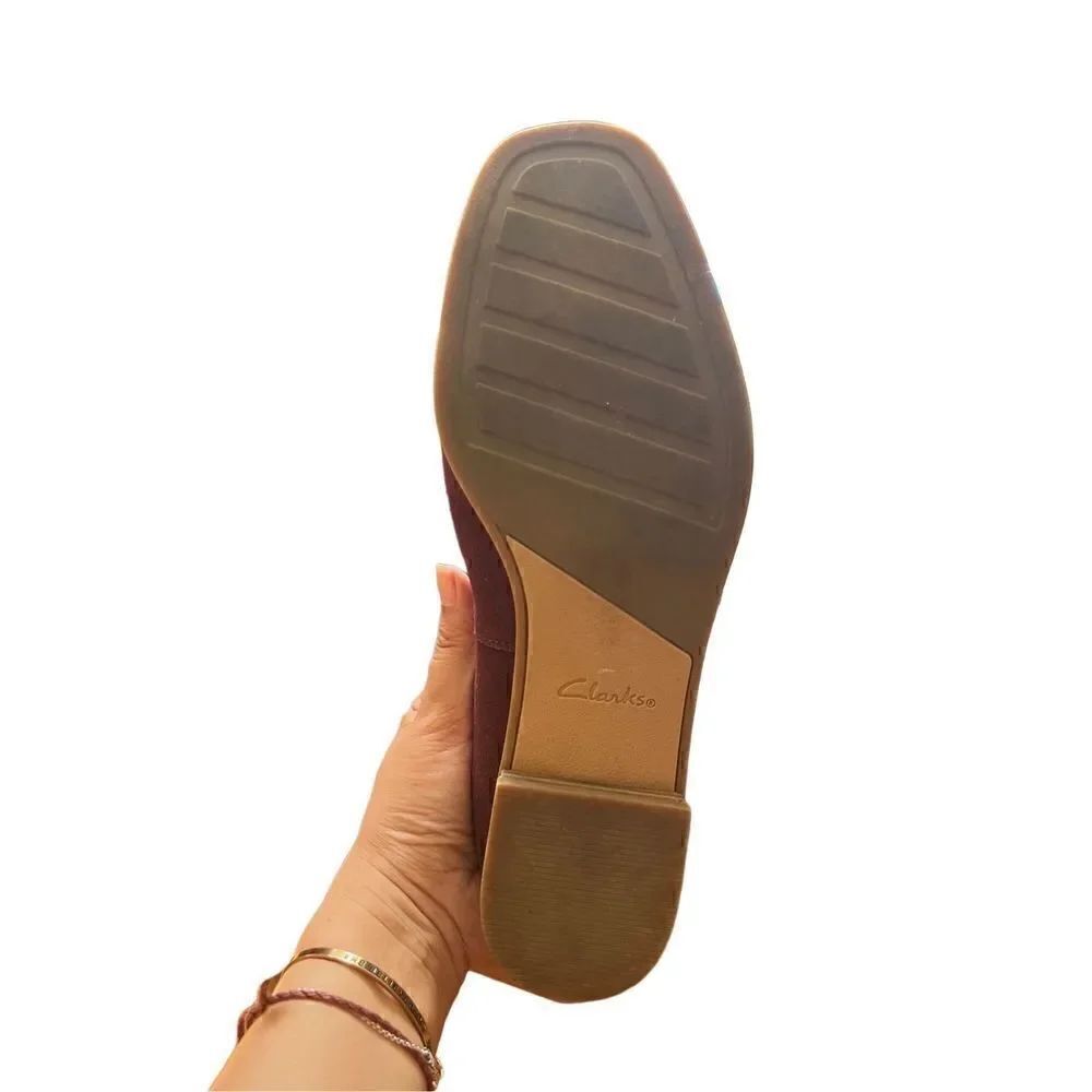 Clarks Pure Walk Leather Flats - Picture 4 of 8